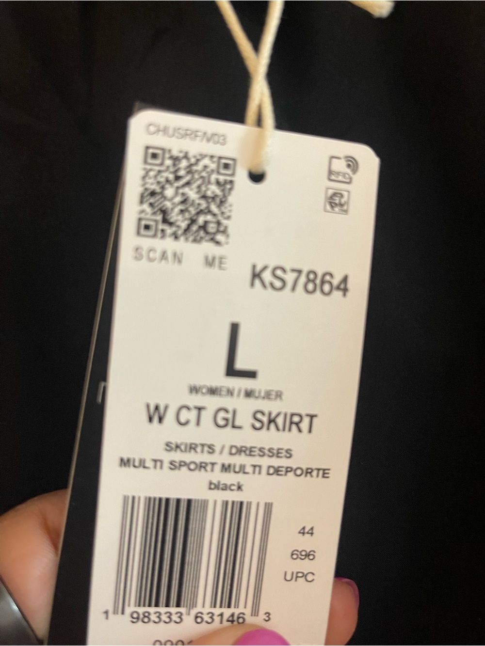 Women's Black adidas skirt - Picture 7 of 7
